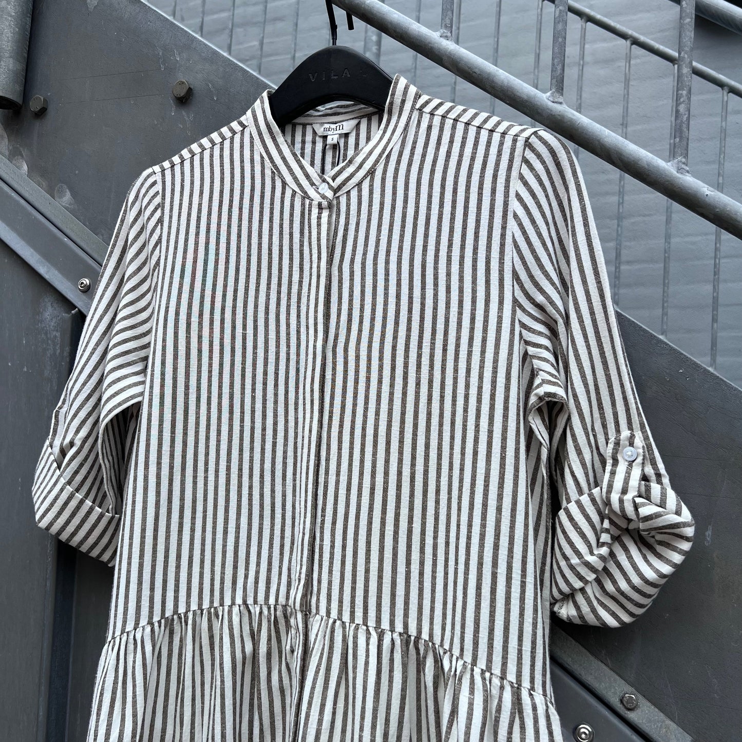 MBYM - KJOLE - ALBANA DAYANA - OLIVE STRIPE