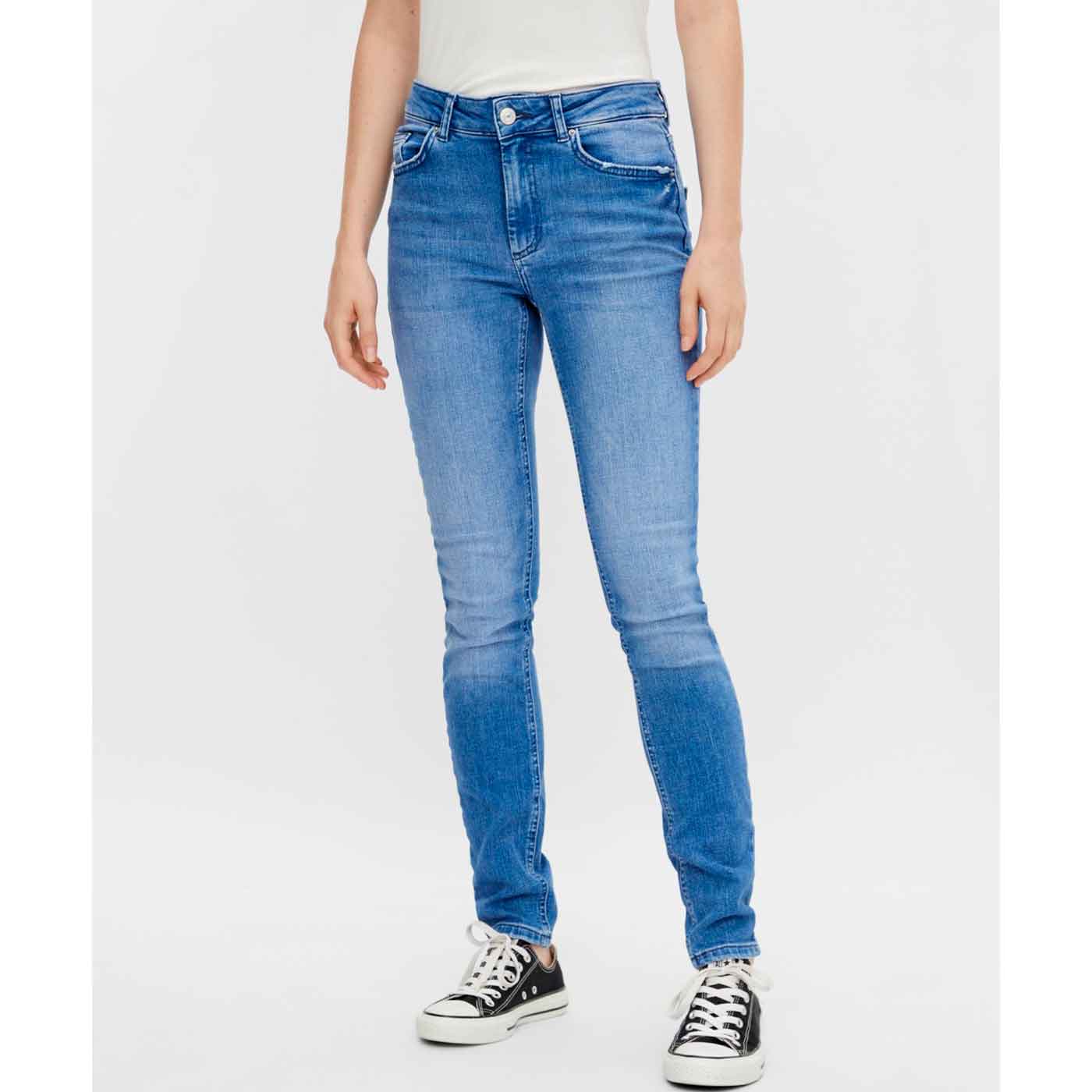 PIECES - JEANS - DELLY 17114905 - MEDIUM BLUE