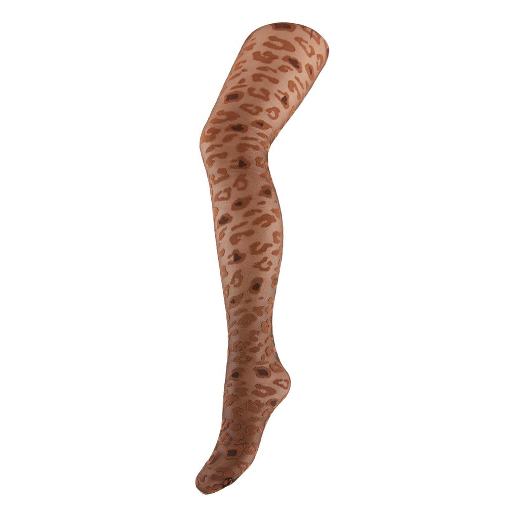 PIECES - STRØMPEBUKS - ESTIS - BROWN LEO