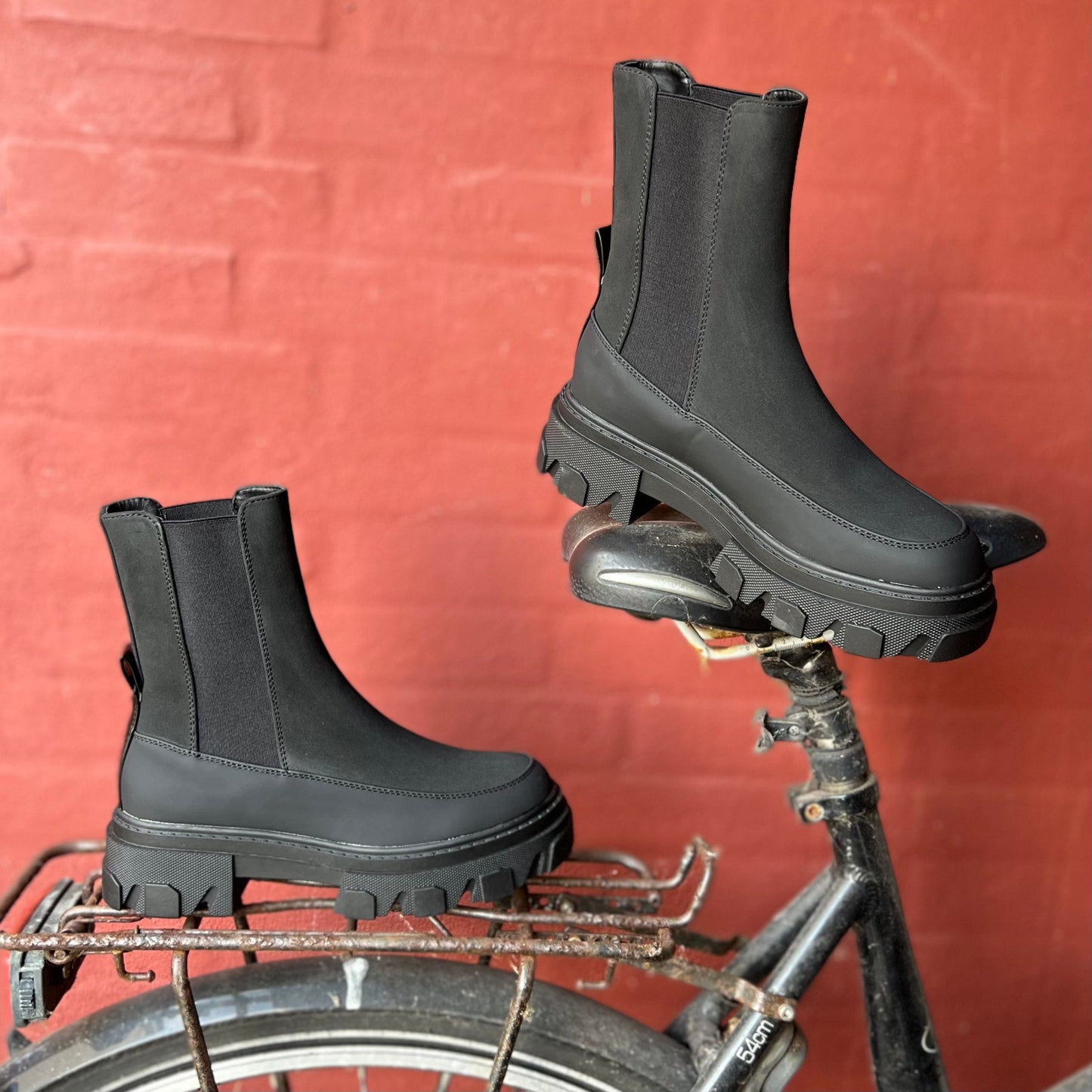 ONLY - STØVLE - TOLA NUBUCK PU 15238956 - SORT