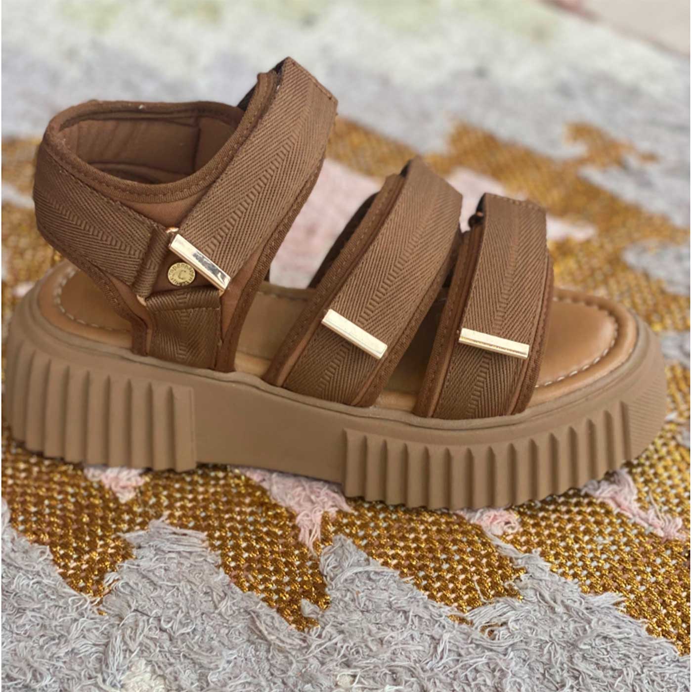 COPENHAGEN  SHOES - SANDAL - ROCK ME BEIGE - BEIGE