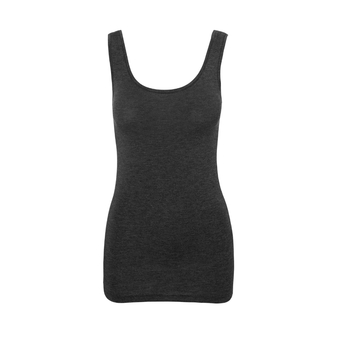 MBYM - TOP - SINA GO GREEN 11221045 - DARK GREY MELANGE
