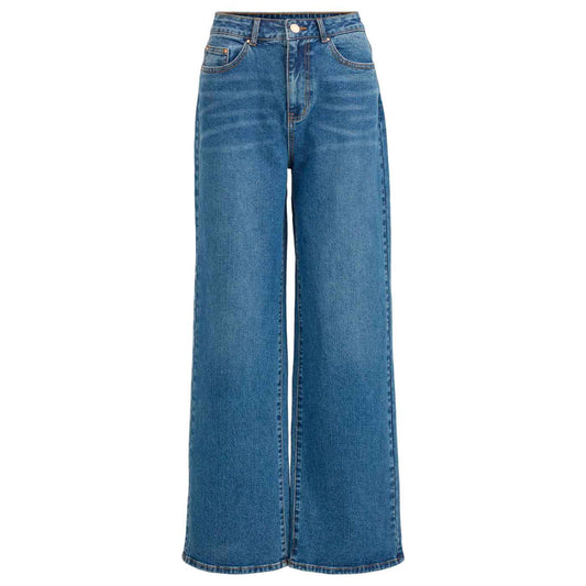 VILA - JEANS - WIDER HW - MEDIUM BLUE
